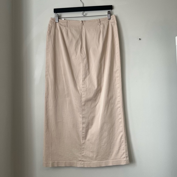 Vintage Cotton Maxi Skirt - Size 12 - Picture 2 of 2